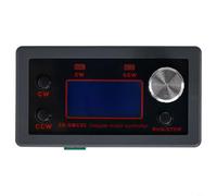 Controller driver motore passo-passo integrato, con display LCD, modulo di controllo movimento singolo, impostazioni di impulsi/angolo, per protezione seriale TTL e inversione di polarità