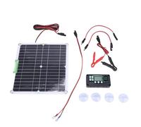 Controller efficiente per caricabatterie monocristallino con pannello solare da 20 W per campeggio