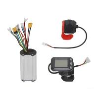 Controller elettrico per scooter in fibra di carbonio con schermo LCD e sistema frenante, 24 V 36 V, per un funzionamento stabile e silenzioso (tuta 24 V 250 W)