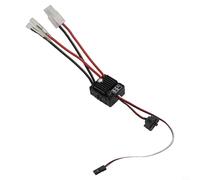 Controller elettronico ESC 60A spazzolato impermeabile per auto 1/10 RC camion cingolati carri armati | Compatibile 2-3S | Design duraturo per tutte le condizioni atmosferiche (WP1060-60A)