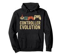 Controller Evolution Retro a Modern Gamer Design Felpa con Cappuccio