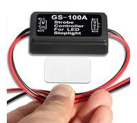 Controller flash stroboscopico, modulo lampeggiatore LED freno accessorio per auto con protezione IP65 per veicoli a motore