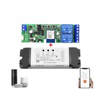 Controller for apertura porta garage Smart Switch On Off Modulo relè Cancello aperto Controllo vocale(2CH 7-32V CASE)