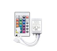 Controller for strisce luminose colorate a LED mini 24 tasti, telecomando a 44 tasti, controller for strisce luminose RGB DC12V(24 key single panel double head 6A)
