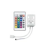 Controller for strisce luminose colorate a LED mini 24 tasti, telecomando a 44 tasti, controller for strisce luminose RGB DC12V(24 key single panel single head 6A)