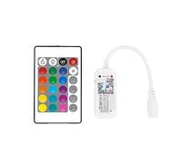 Controller for strisce luminose RGB/RGBW con controllo vocale a 24 tasti 2.4G, dimmer LED controllato da telefono cellulare, controller LED(24 key RGBW controller)