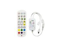 Controller for strisce luminose + telecomando a 24 tasti + dimmer LED con controllo vocale Controller LED(Single output)