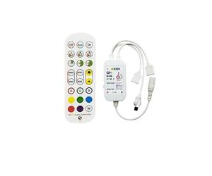 Controller for strisce luminose + telecomando a 24 tasti + dimmer LED con controllo vocale Controller LED(Single output)