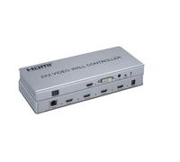 Controller for videowall 4K 2x2 1 ingresso/DVI 4 uscite Processore TV Immagini Stitching for,Fluidità Incredibile(1080P)