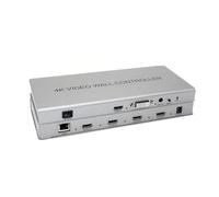 Controller for videowall 4K 2x2 1 ingresso/DVI 4 uscite Processore TV Immagini Stitching for,Fluidità Incredibile(4K)