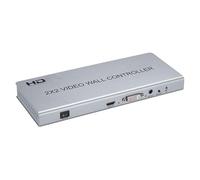 Controller for videowall 4k 2x2, processore for TV wall 1x2 1x3 1x4 vs 1080p, giuntatrice compatibile con HDMI(1080P 2X2)