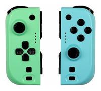 Konix Controller Joypads per Nintendo Switch e Switch OLED - Autonomia 8 h - Funzione vibrazione - Verde e blu