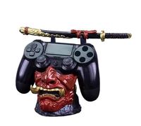 Controller Holder, Game Dock Stand, 3.34x2.75x5.43 Inches Gamer Desktop Display & Accessory Organizer, Shelf Tabletop Storage for Kids, Room, Living Space, Bedroom Setup Controller