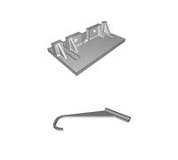 Controller Hook for PlayStation Shelf Storage with Cable Management Slot