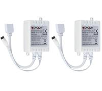 Controller Infrarosso Ir Striscia LED Rgb con Telecomando 24 Tasti (Confezione da 2)