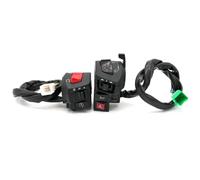 Controller 'interruttore del manubrio da 22 mm per moto per lampada a corno girare lampada lampada elettrica Avvio compatibile con modelli LF150 LF250(Emergency flashers)
