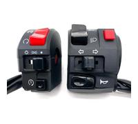 Controller 'interruttore del manubrio universale da 22 mm per il pulsante corno girare la spia elettrica fendinebbia lampada avvio compatibile con la maggior parte delle bici(1 Pair)