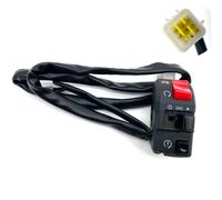 Controller 'interruttore del manubrio universale da 22 mm per il pulsante corno girare la spia elettrica fendinebbia lampada avvio compatibile con la maggior parte delle bici(Right)