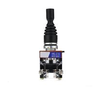 Controller interruttore joystick da 22 mm per HKL-C12, 2 vie 2NO a scatto, 150/250/600V 15A, controllo per montaggio a pannello per macchine utensili, nero