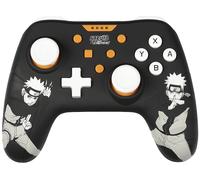 Konix Naruto Shippuden Controller con cavo per Nintendo Switch, Switch 2 e PC - Funzione vibrazione - Cavo da 3 m - Fantasia Naruto - Nero