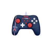 Konix PSG Controller con cavo per Nintendo Switch, Switch 2 e PC - Funzione vibrazione - Cavo da 3 m - Blu, bianco e rosso