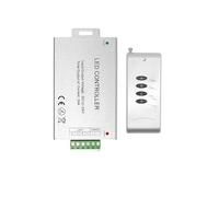 Controller LED con guscio in alluminio a 4 pulsanti, modulo controller RGB, dimmer, di oscuramento