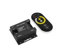 Controller LED della temperatura del colore full touch con guscio in ferro, scatola dei colori, controller LED, dimmer LED