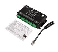 Controller LED DMX, decodificatori LED DMX, DC5V-24V Controller LED RGB a 6 canali Modulo striscia driver decodificatore DMX per modulo striscia LED Controller dimmer Driver LED Decoder Colore