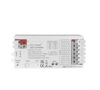 Controller LED intelligente 20A Max, per RGBW/RGB/CCT/Dimmer, compatibile con 3.0 Pro+ e 2.4G, 12V-24V DC, IP20 PC ignifugo