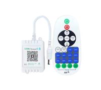 Controller LED Intelligente con Dimmer, Controllato Tramite App con Telecomando A 23 Tasti per Illuminazione DIY di Strisce LED Monocolore