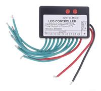 Controller LED per insegne 12 V 24 V, dimmerabile multi canale, per scatola luminosa lampeggiante, controllo della velocità del display a LED, con interruttore di modalità regolabile, dinamica ad alta