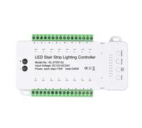 Controller LED per scale dimmerabile a 16 canali con doppio sensore di movimento PIR