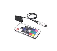 Controller Led RGB 12V DC 5050 RF17 Chiave telecomando grande controller a 4 pin for ventola PC Case del computer Illuminazione di striscia(Large 4Pin Controler)