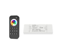 Controller LED RGB+CCT 5 in 1 DC12V 48V RGBCW RGBW RGB CCT striscia luminosa monocromatica oscuramento Controllo vocale(V5-L(WT) and RT10)