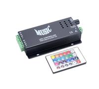 Controller LED RGB con telecomando a 24 tasti DC12-24V