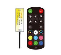 Controller LED RGB PWM a 3 canali, 16 milioni di colori, telecomando, portata 30 m, timer dimmerabile DC12V 24V