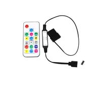 Controller LED RGB SATA 5V DC 3 pin 17 tasti telecomando grande dimmer LED a 4 pin con controller(Molex Controller)