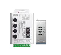 Controller LED Symphony Guscio in alluminio HC008-V2 Controller musicale Symphony WS2811/2812 Dimmer LED a colori con luce successiva(Wm-hc008-v24)