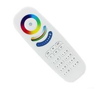 Controller LED touch Rf2.4g per RGB e per strisce CT con funzione a 8 gruppi di regolazione della modalità dinamica e kit telecomando wireless materiale ABS finitura bianca (telecomando)