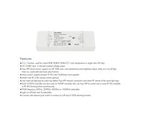 Controller LED WiFi 5 In1 12V 24V 36V 48V 30A Dimmer con Interruttore A Pressione AC, Controllo Dimmer APP, Controllo Vocale, Modello Musicale