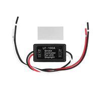 Controller luce stroboscopica LED Modulo lampeggiatore luce freno intelligente montato in alto per veicoli a motore Materiale ABS Gamma di tensione 9-16V