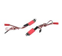 Controller luci RC Cavo ricevitore interruttore remoto Alta qualità Durevole Plug and Play Installazione semplice per modellini di auto RC Plastica 4,7x1,1x0,8 cm Set 2 pezzi (Tipo E interruttore