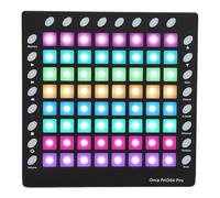 Controller MIDI Drum Pad con 64 Pad RGB retroilluminati, Pad MIDI sensibile alla velocità con 24 pulsanti, Modulo sonoro USB for performance dal vivo, produzione musicale