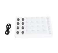 Controller MIDI Wireless, Controller MIDI USB con 16 Pad Batteria RGB e 8 Manopole Assegnabili, Controller Pad MIDI USB, Macchina Beat Maker USB per la Produzione Musicale