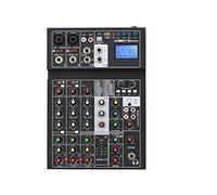 Controller mixer DJ E6 6 Channel Bluetooth 24 Dsp effect USB Record Computer Record Karaoke Party Studio Mobile Live Broadcast Audio Mixer per streaming/podcasting/giochi, telefono, computer