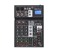 Controller mixer DJ E6 a 6 canali Bluetooth 24 DSP Effetto USB Record Computer record karaoke party studio mobile mobile trasmission mixer audio per streaming/podcasting/giochi, telefono, computer