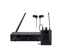 Controller mixer DJ Wireless In Ear Monitor System Single Channel 16 Frequencies Selecable Perfect for Singer Stage Performance DJ per streaming/podcasting/giochi, telefono, computer