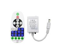 Controller monocromatico con guscio in plastica a 23 tasti Il regolatore di luminosità del dimmer LED supporta il controller LED di luminosità personalizzato