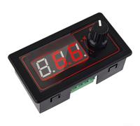 Controller motore CC 500 W 12A per regolatore PWM 9-60 V Display digitale Encoder Duty Cycle Protezione inversa regolabile per apparecchiature di test industriali nero