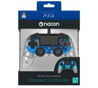 CONTROLLER NACON WIRED PS4 LUMINOSO COMPACT LIGHT EDITION LED BLUE PAD NUOVO